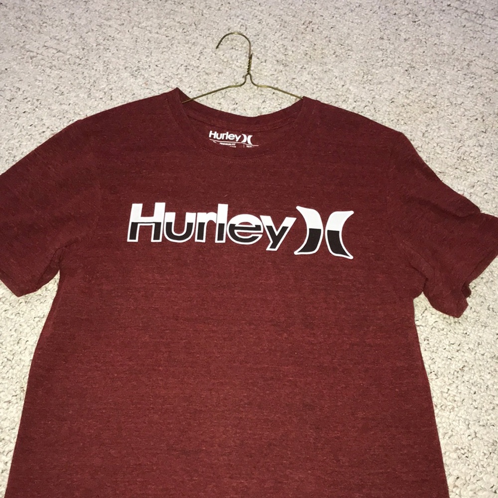 Maroon Hurley shirt